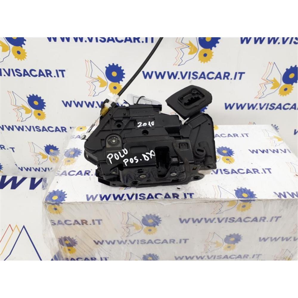 Serratura Porta Posteriore Destro Usato Dal 2009 Al 2014 Volkswagen Polo «Vi» (2009)