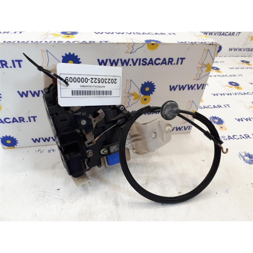 Serratura Porta Posteriore Sinistro Usato Dal 2003 Al 2010 Volkswagen Touran «I» (2003)