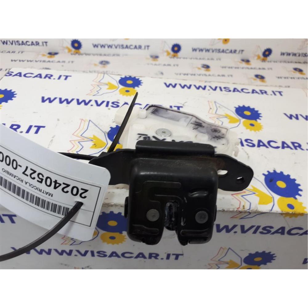Serratura Portello Posteriore Usato Dal 2011 Al 2015 Toyota Yaris «Iv» (2012)