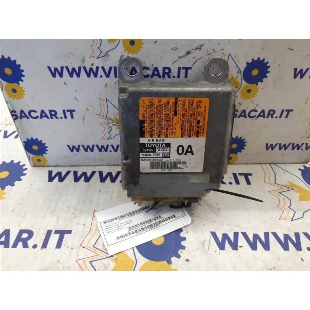 Centralina Air-Bag Usato Dal 2011 Al 2015 Toyota Yaris «Iv» (2012)