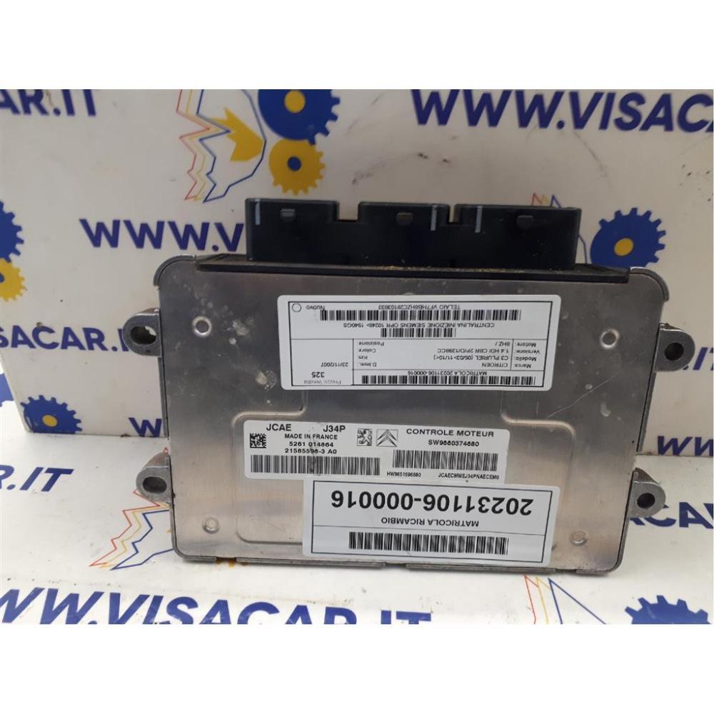 Centralina Iniezione Usato Dal 2003 Al 2010 Citroen C3 Pluriel (2003)