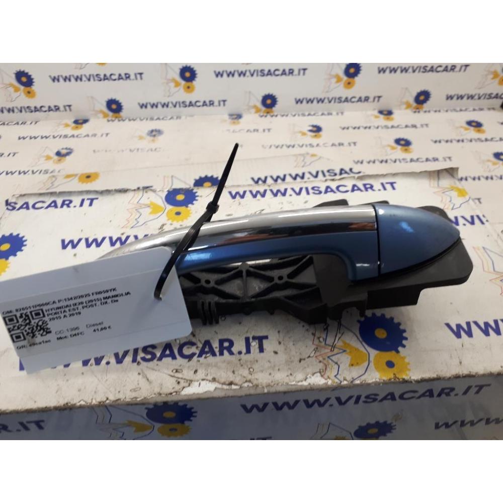 Maniglia Porta Est. Posteriore Destro Usato Dal 2015 Al 2019 Hyundai Ix20 (2015)