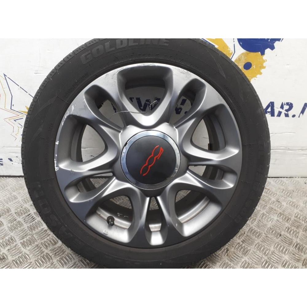Cerchio In Lega R15 Usato Dal 2007 Al 2012 Fiat 500 «Ii» (2008)