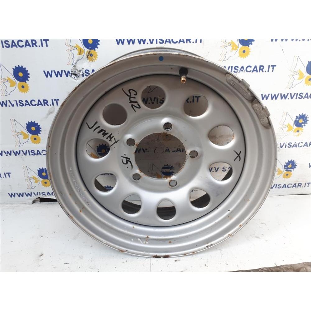 Cerchi In Ferro R15 Usato Dal 2005 Al 2012 Suzuki Jimny «I» (1999)