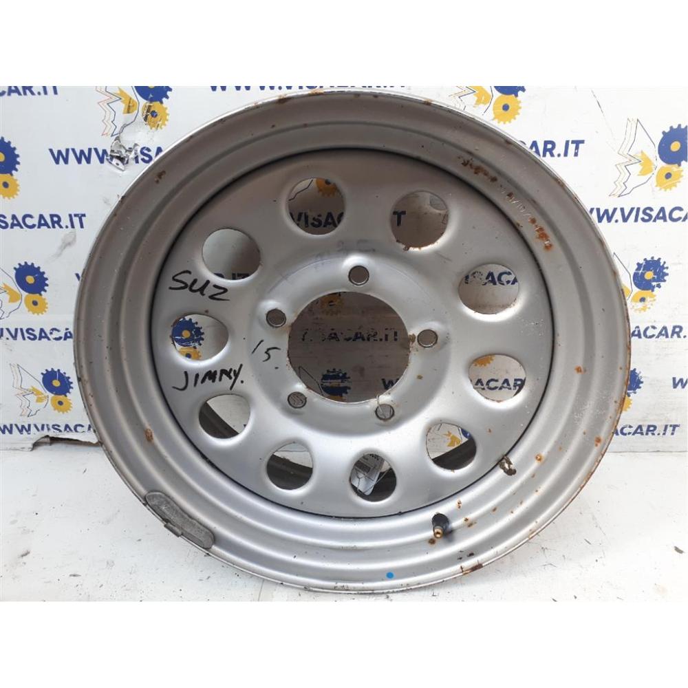 Cerchi In Ferro R15 Usato Dal 2005 Al 2012 Suzuki Jimny «I» (1999)