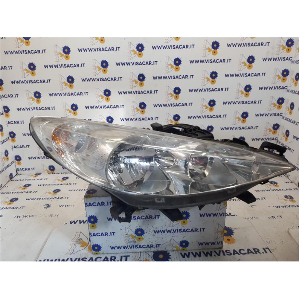 Proiettore Anteriore Destro Usato Dal 2006 Al 2009 Peugeot 207 (2006)
