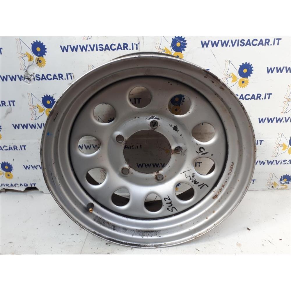 Cerchi In Ferro R15 Usato Dal 2005 Al 2012 Suzuki Jimny «I» (1999)