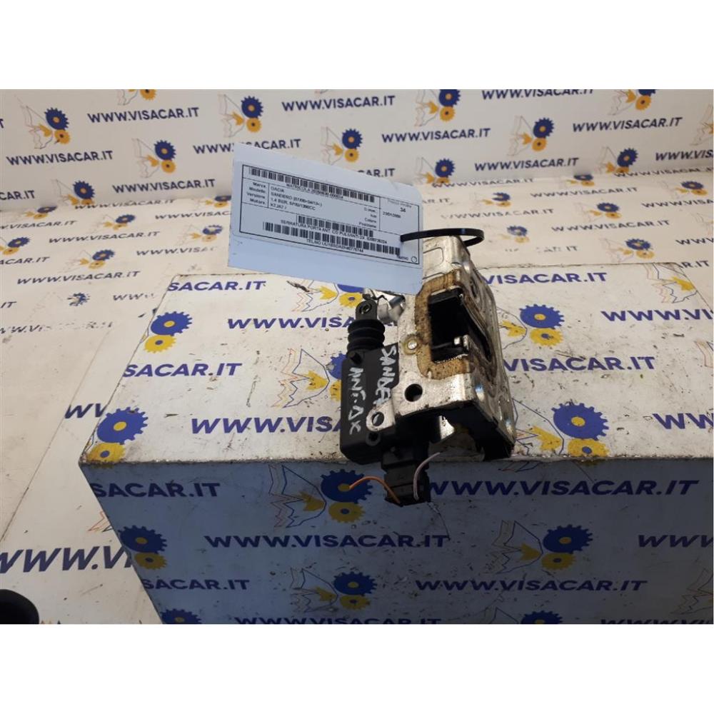 Serratura Porta Anteriore Destro Usato Dal 2008 Al 2013 Dacia Sandero «I» (2008)