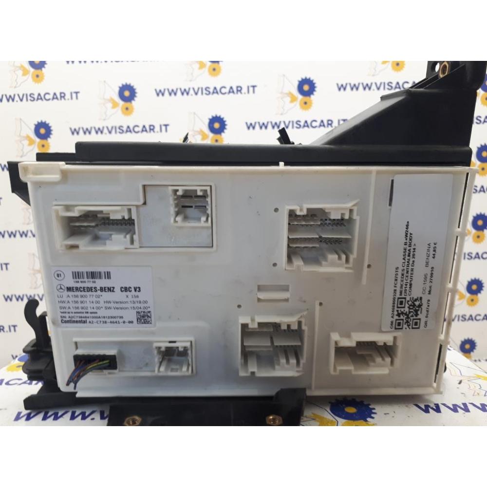 Centralina Body Computer Usato Dal 2014 Mercedes Classe B «W246» (2014)