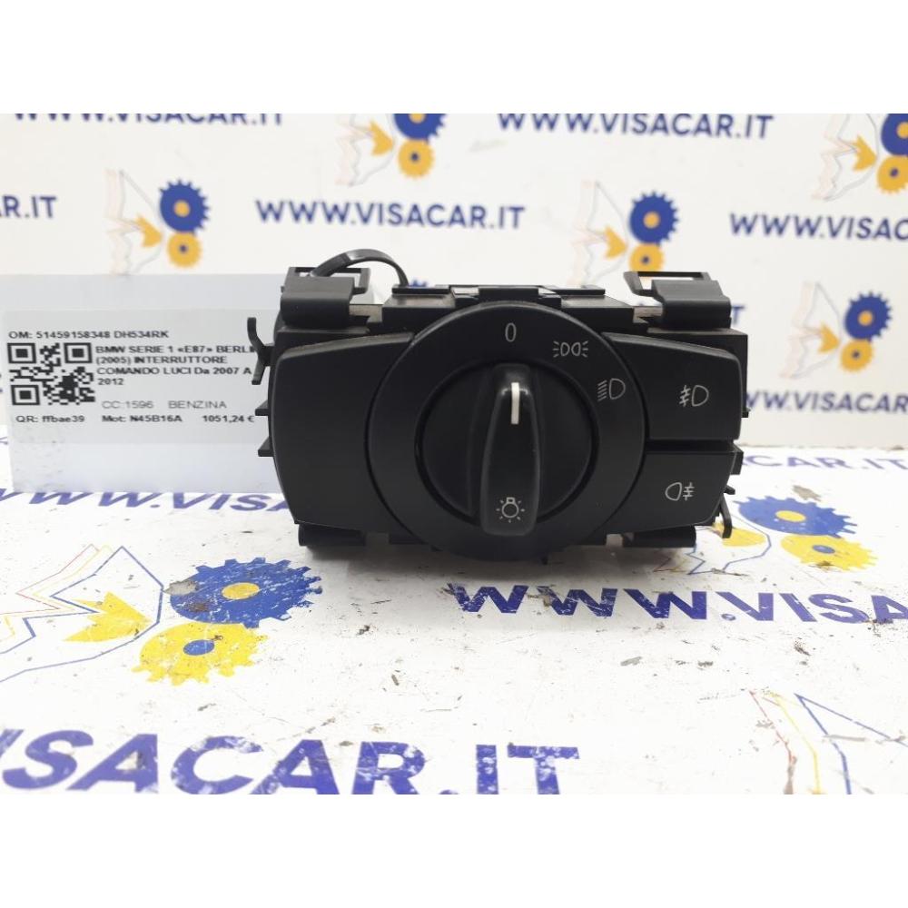 Interruttore Comando Luci Usato Dal 2007 Al 2012 Bmw Serie 1 «E87» Berlina (2005)