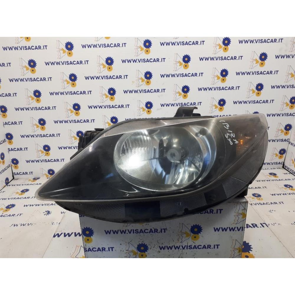 Proiettore Anteriore Sinistro Usato Dal 2009 Al 2012 Seat Ibiza V «6J1» Coupe (2008)