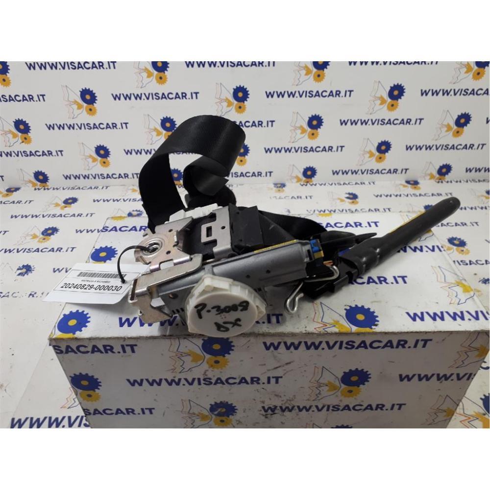 Cintura Di Sicurezza Sedile Anteriore Destro Usato Dal 2009 Al 2013 Peugeot 3008 «I» (2009)
