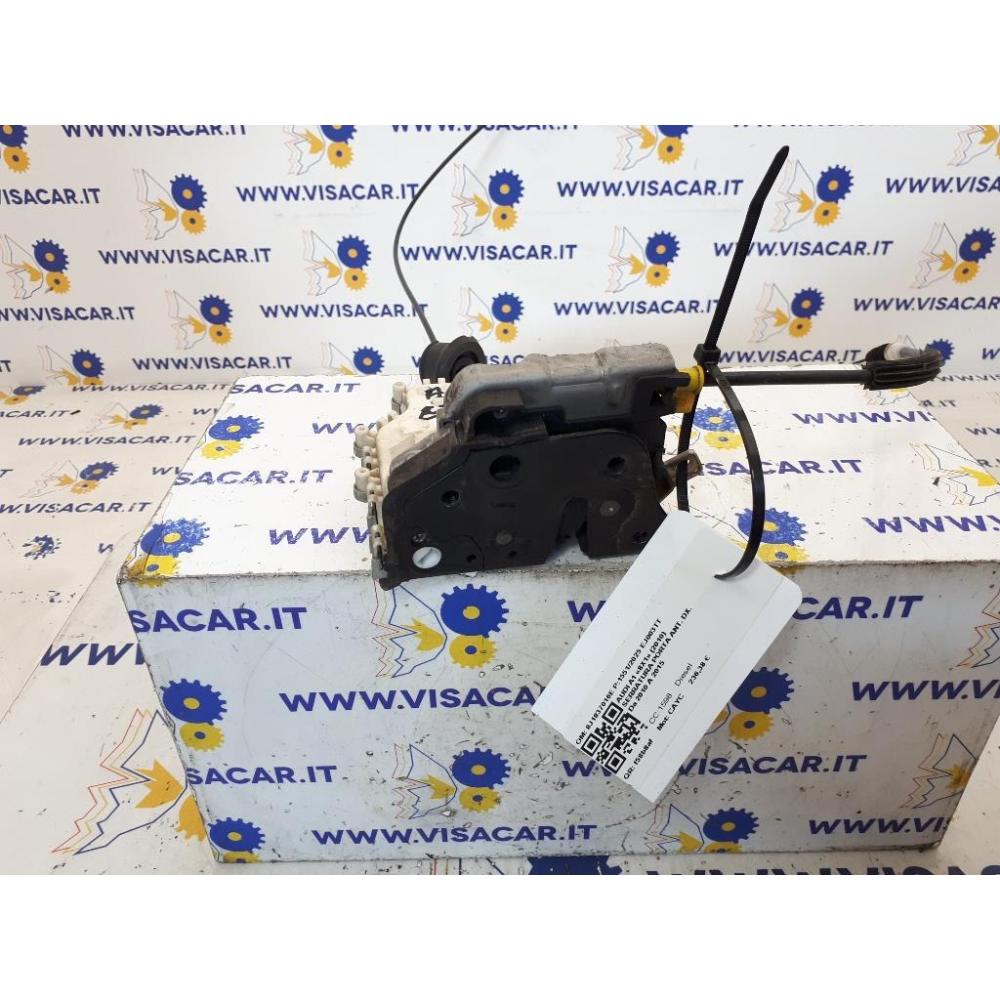 Serratura Porta Anteriore Destro Usato Dal 2010 Al 2015 Audi A1 «8X1» (2010)