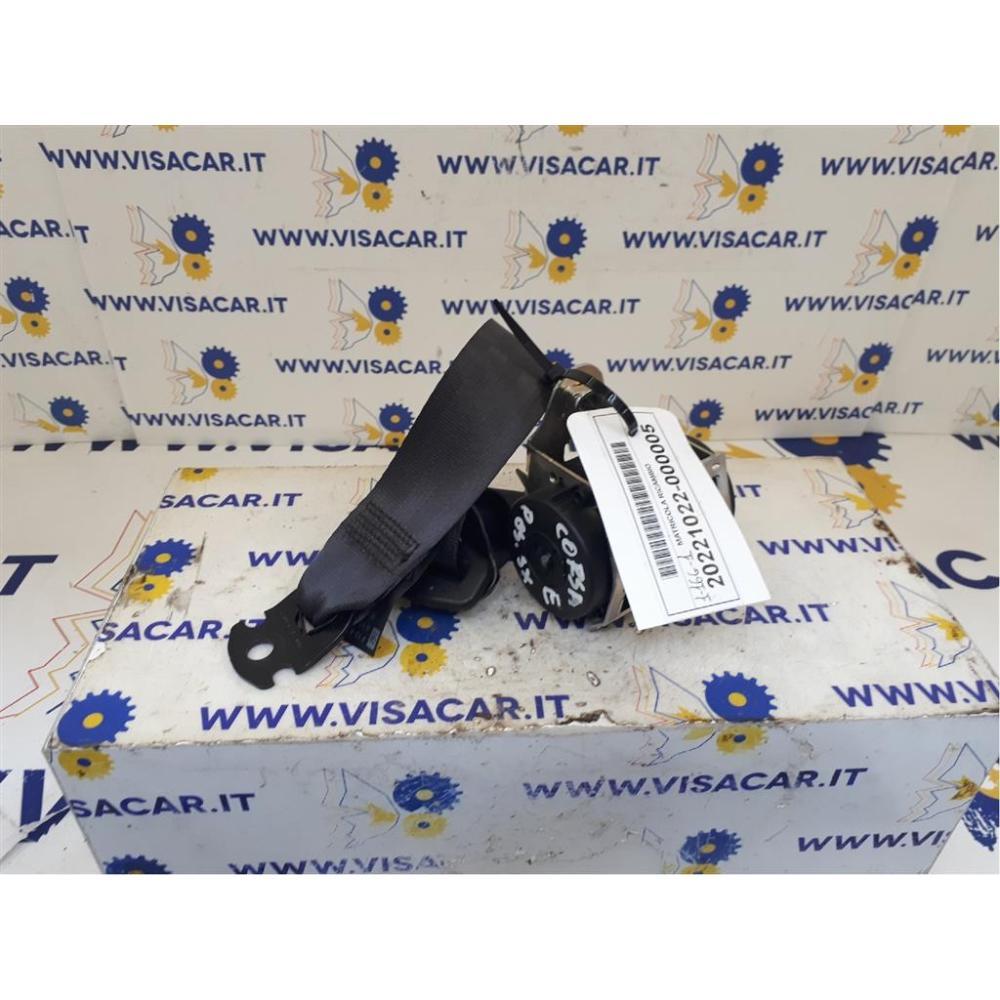 Cintura Di Sicurezza Sedile Posteriore Sinistro Usato Dal 2014 Al 2019 Opel Corsa «E» (2014)
