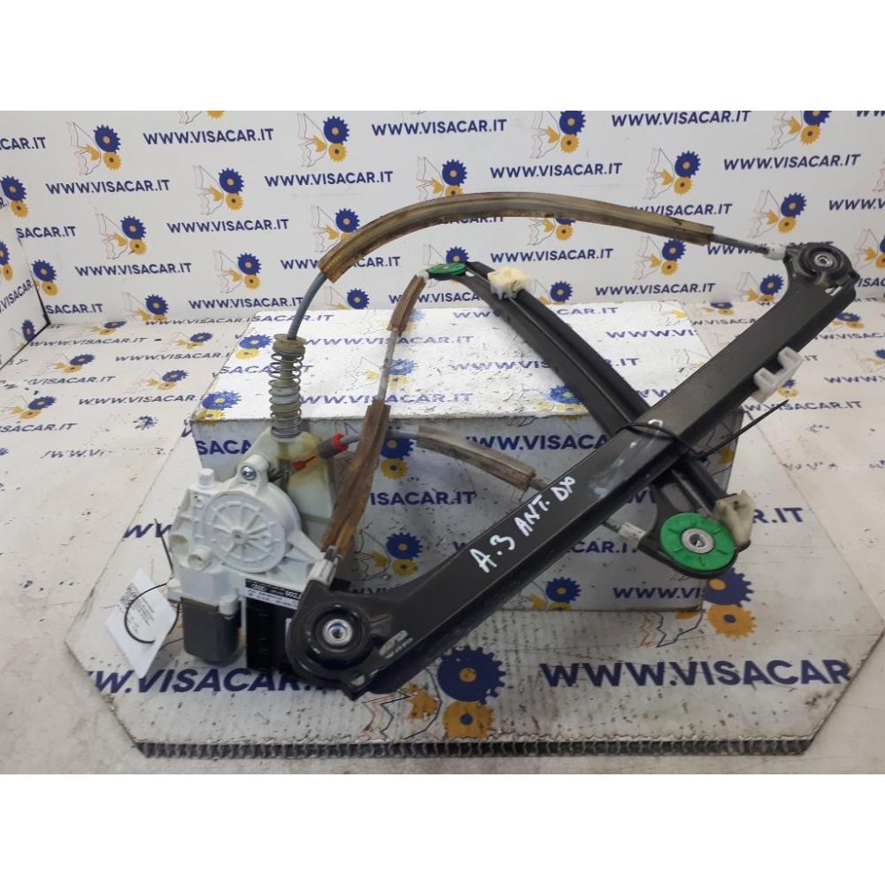 Alzacristallo Porta Anteriore Destro Usato Dal 2008 Al 2010 Audi A3 «8Pa» Sportback (2008)