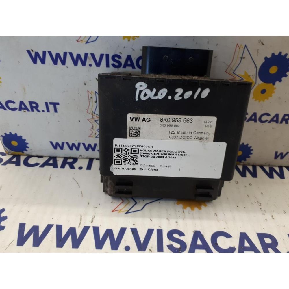 Centralina Start - Stop Usato Dal 2009 Al 2014 Volkswagen Polo «Vi» (2009)