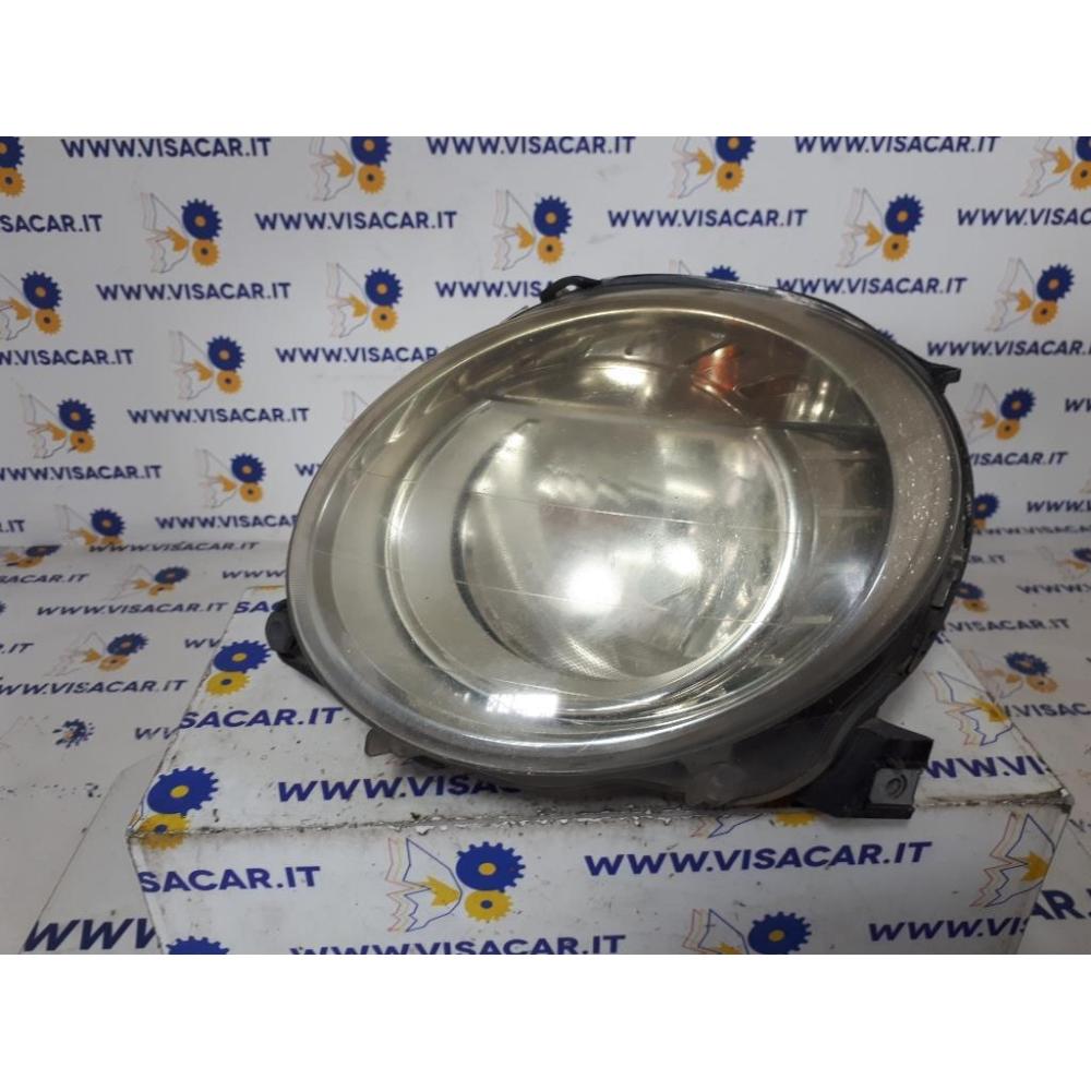 Proiettore Anteriore Sinistro Usato Dal 2012 Al 2015 Fiat 500 «Ii» (2008)