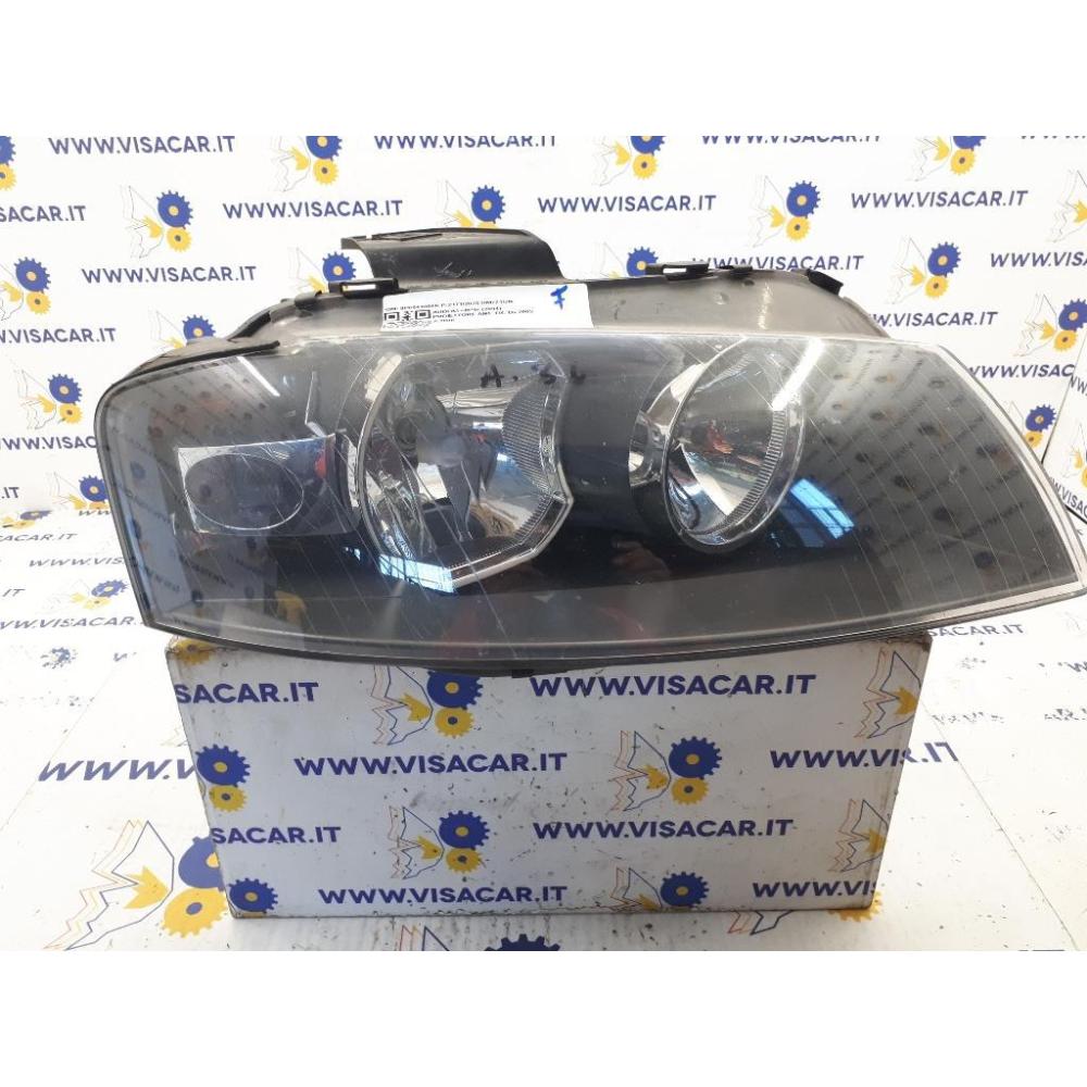 Proiettore Anteriore Destro Usato Dal 2005 Al 2008 Audi A3 «8P1» (2004)