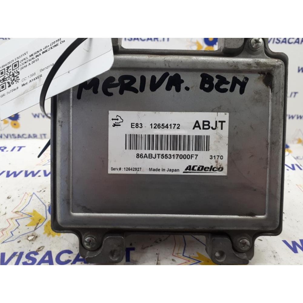 Centralina Iniezione Usato Dal 2010 Al 2013 Opel Meriva «B» (2010)