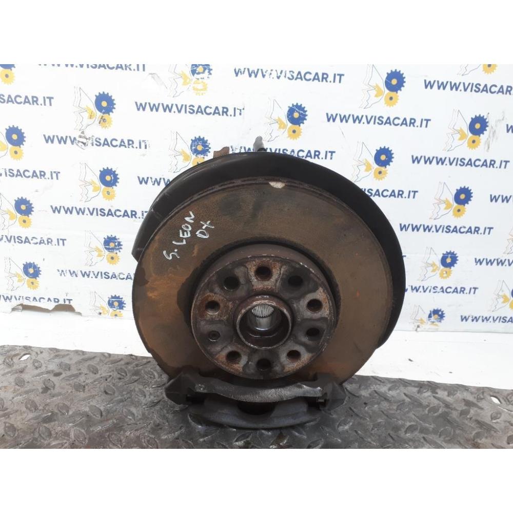 Mozzo Ruota C/Cuscinetto Anteriore Destro Usato Dal 2013 Al 2016 Seat Leon St «5F8» (2013)