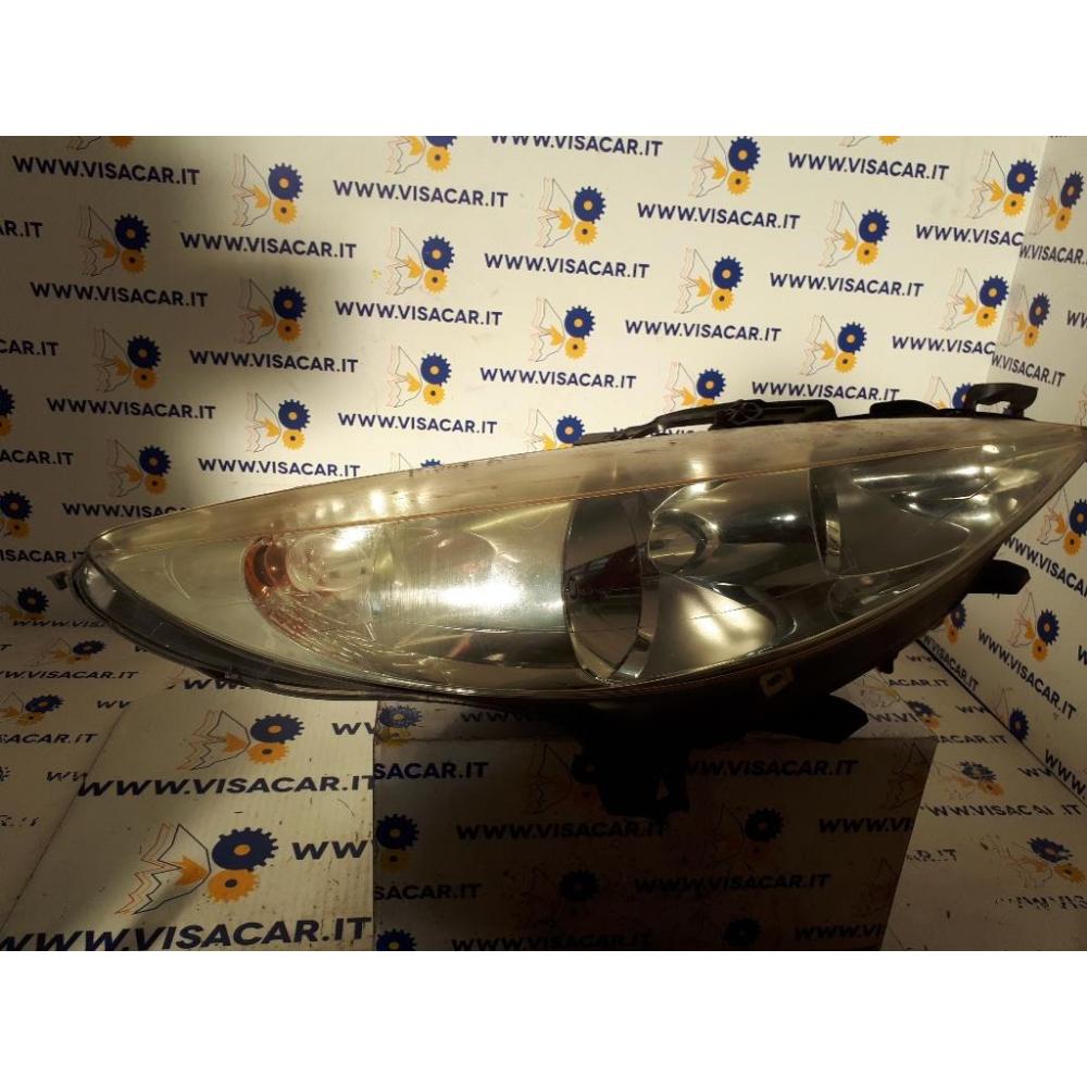 Proiettore Anteriore Destro Usato Dal 2006 Al 2009 Peugeot 207 (2006)