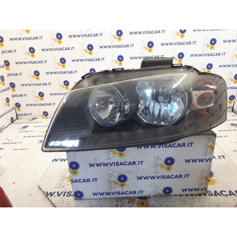 Proiettore Anteriore Sinistro Usato Dal 2005 Al 2008 Audi A3 «8P1» (2004)
