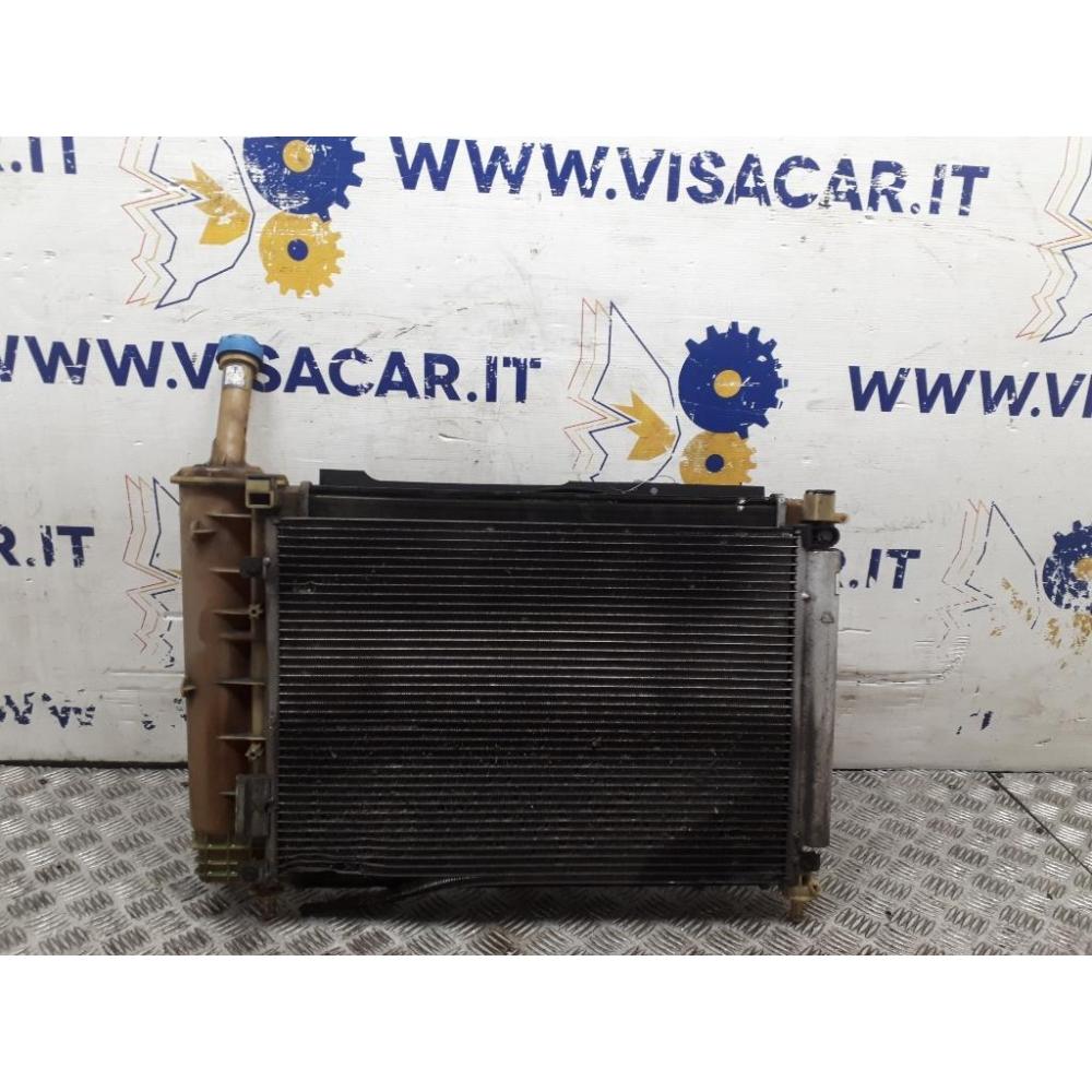 Gruppo Radiatori - Acqua Clima Elettroventola Usato Dal 2007 Al 2012 Fiat 500 «Ii» (2008)