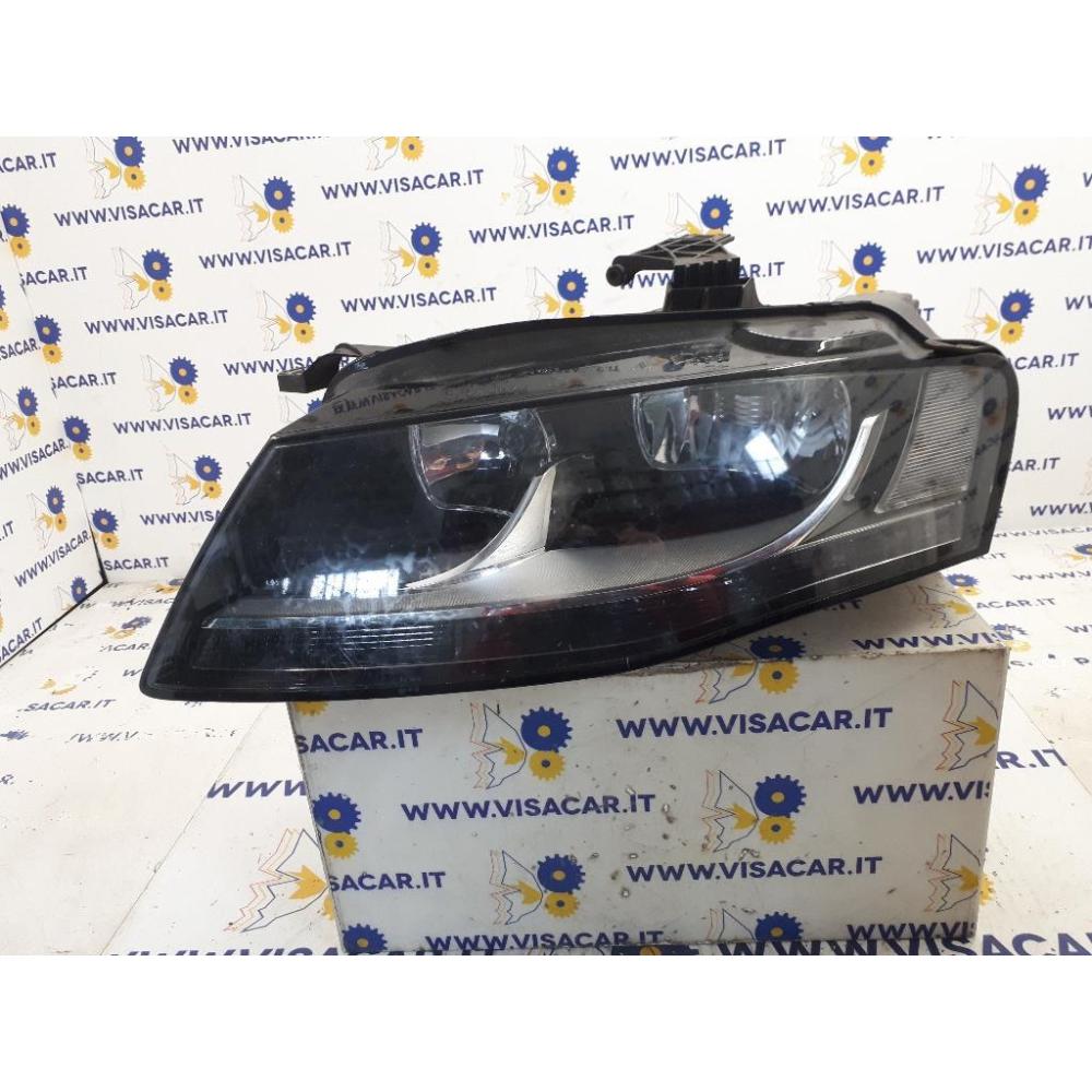 Proiettore Anteriore Sinistro Usato Dal 2008 Al 2012 Audi A4 «8K5» Avant (2008)