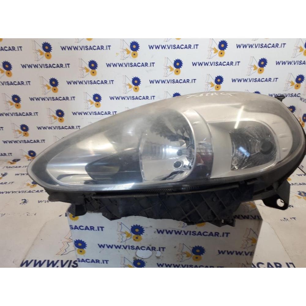 Proiettore Anteriore Sinistro Usato Dal 2009 Al 2011 Fiat Punto Evo (2010)