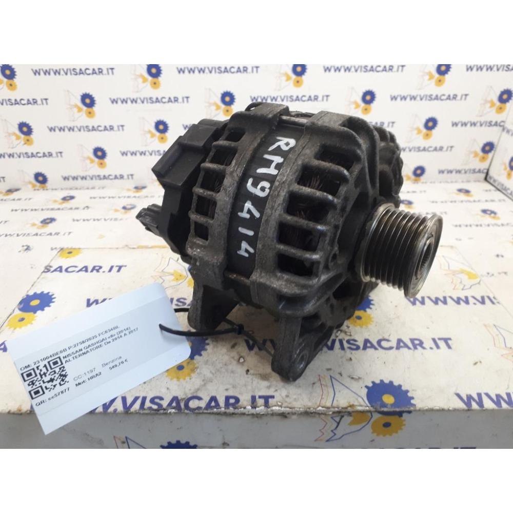Alternatore Usato Dal 2014 Al 2017 Nissan Qashqai «Ii» (2014)