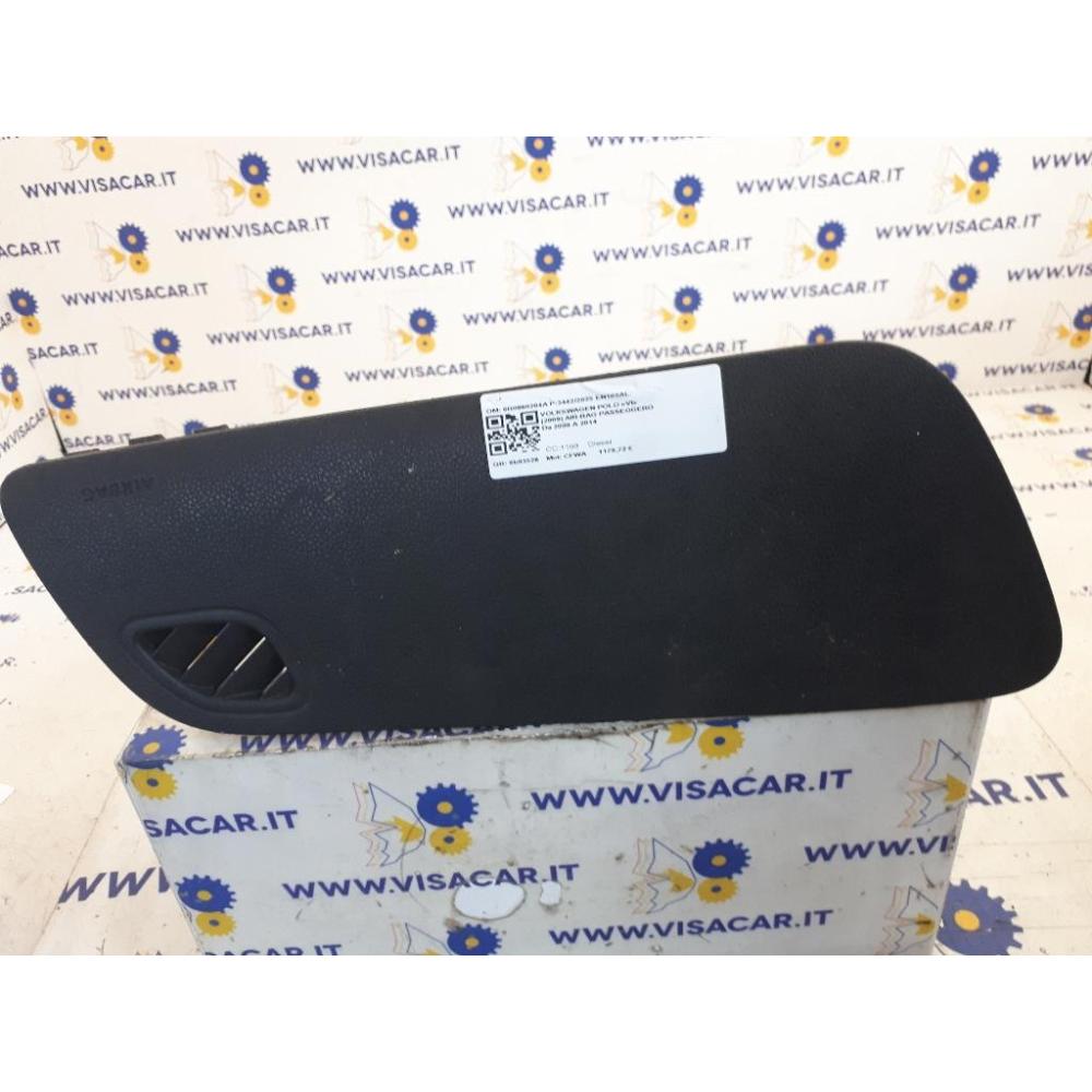 Air-Bag Passeggero Usato Dal 2009 Al 2014 Volkswagen Polo «Vi» (2009)