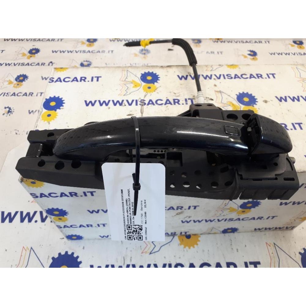 Maniglia Porta Esterno Posteriore Destro Usato Dal 2008 Al 2012 Audi A4 «8K2» (2008)