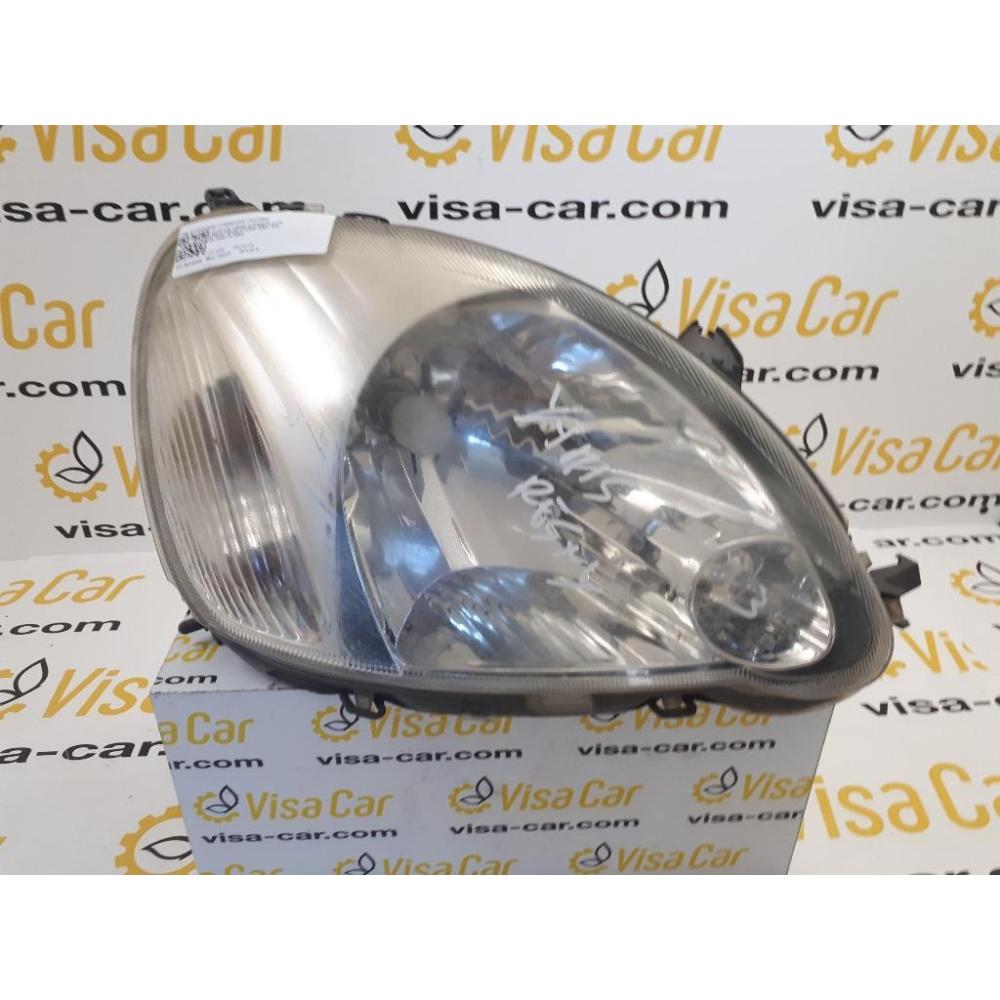 Proiettore Anteriore Destro Usato Dal 2002 Al 2005 Toyota Yaris (France ) «I» (2002)