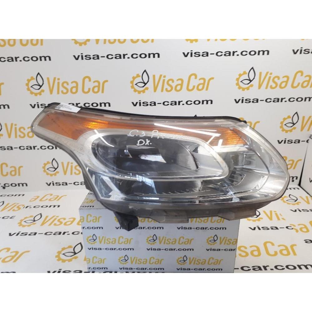 Proiettore Anteriore Destro Usato Dal 2013 Al 2015 Citroen C3 Picasso (2013)