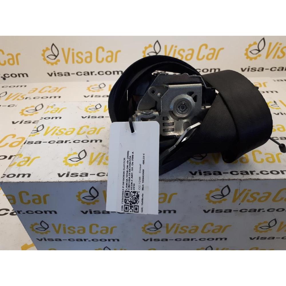 Cintura Di Sicurezza Sedile Anteriore Sinistro Usato Dal 2006 Al 2010 Lancia Ypsilon «Ii» (2006)