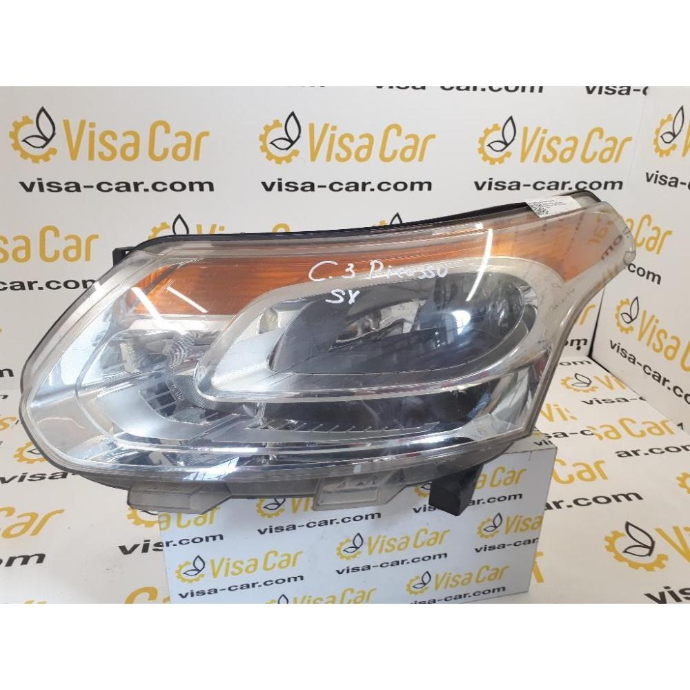Proiettore Anteriore Sinistro Usato Dal 2013 Al 2015 Citroen C3 Picasso (2013)