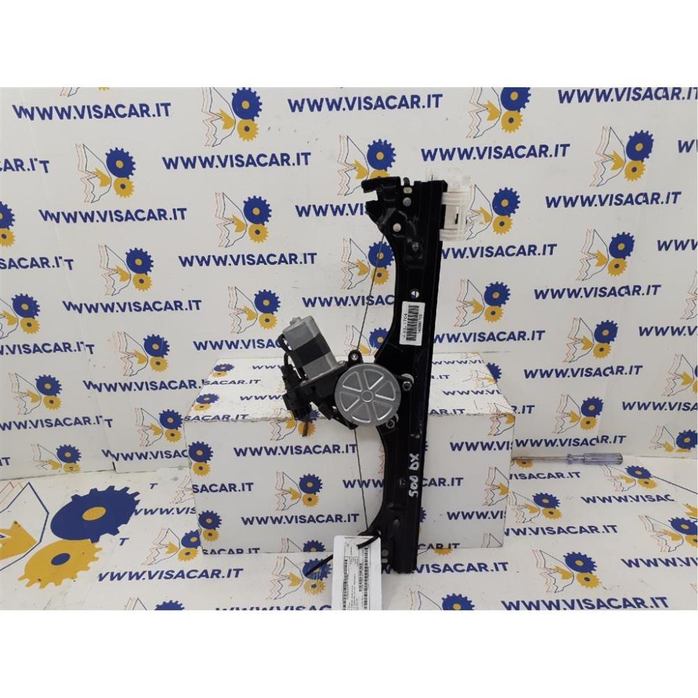 Alzacristallo Porta Anteriore Destro Usato Dal 2007 Al 2015 Fiat 500 «Ii» (2008)