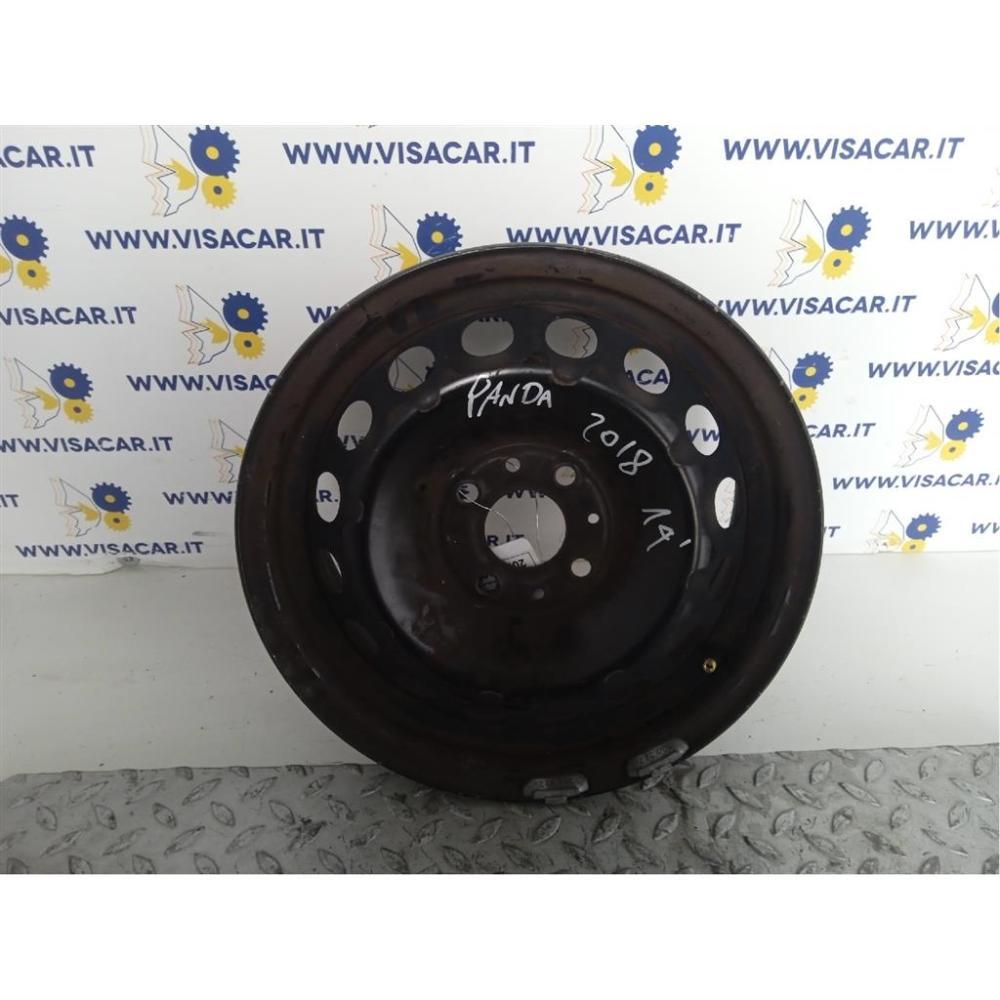 Cerchio In Ferro R14 Usato Dal 2016 Fiat Panda «Iii» (2012)