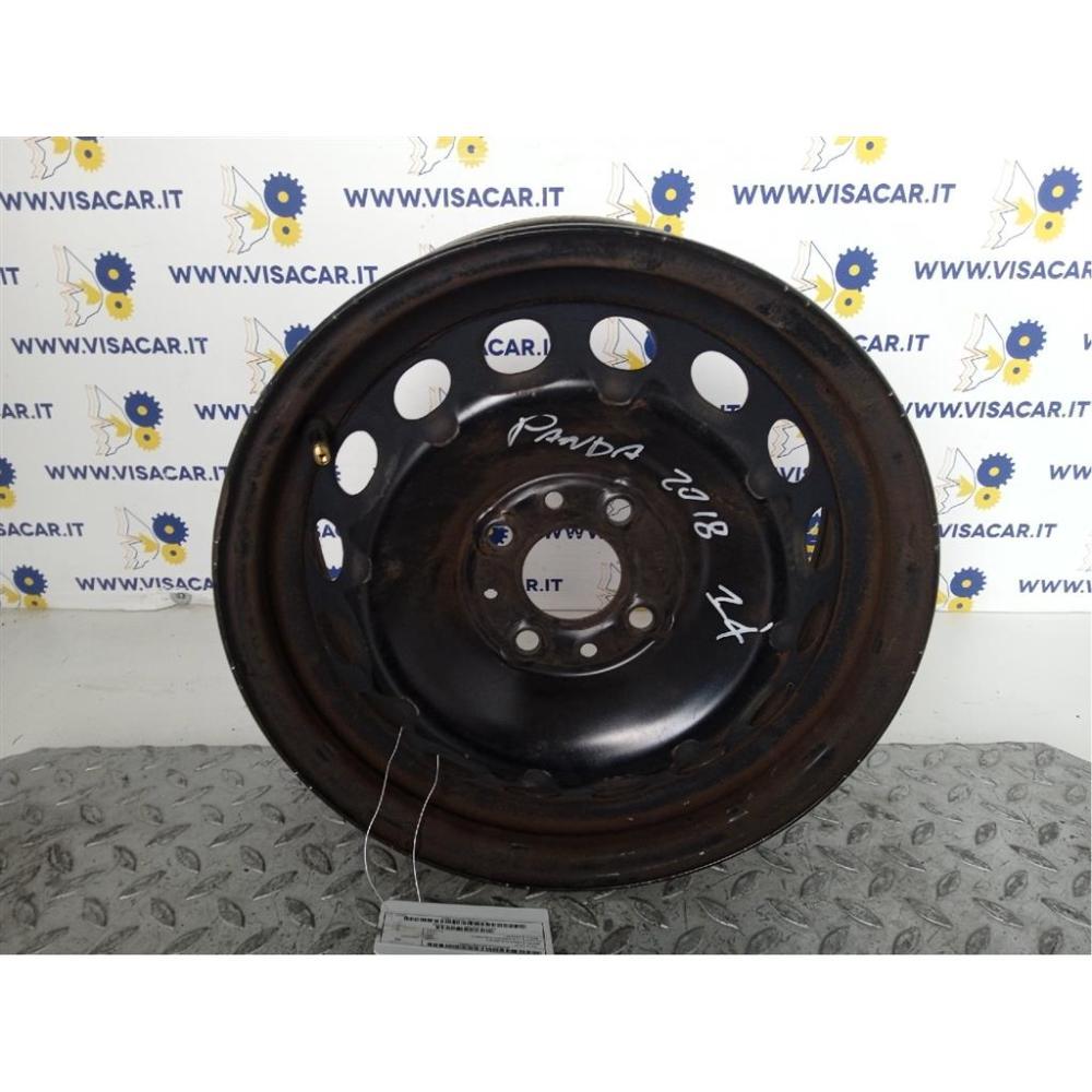 Cerchio In Ferro R14 Usato Dal 2016 Fiat Panda «Iii» (2012)