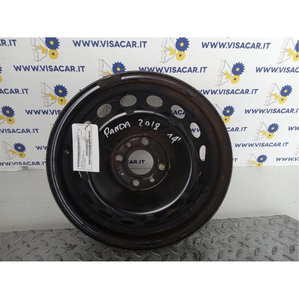 Cerchio In Ferro R14 Usato Dal 2016 Fiat Panda «Iii» (2012)