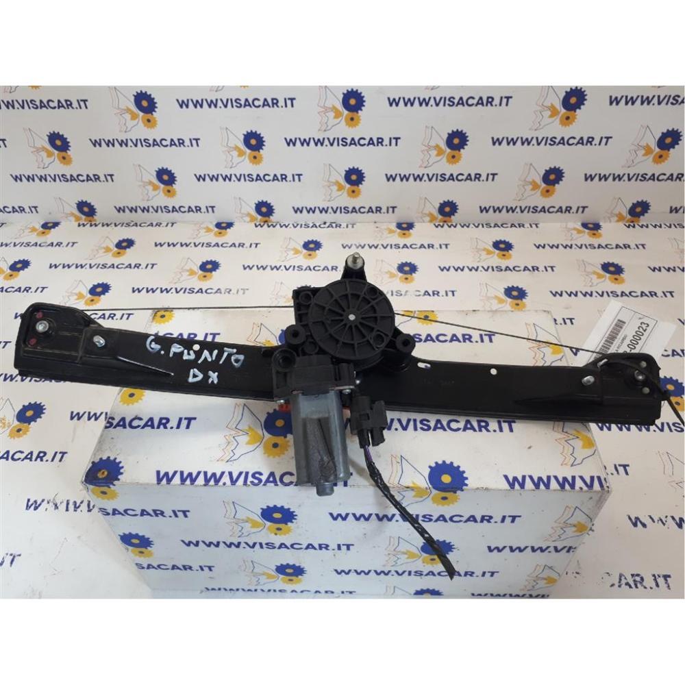 Alzacristallo Porta Anteriore Destro Usato Dal 2009 Al 2013 Fiat Punto Evo (2010)
